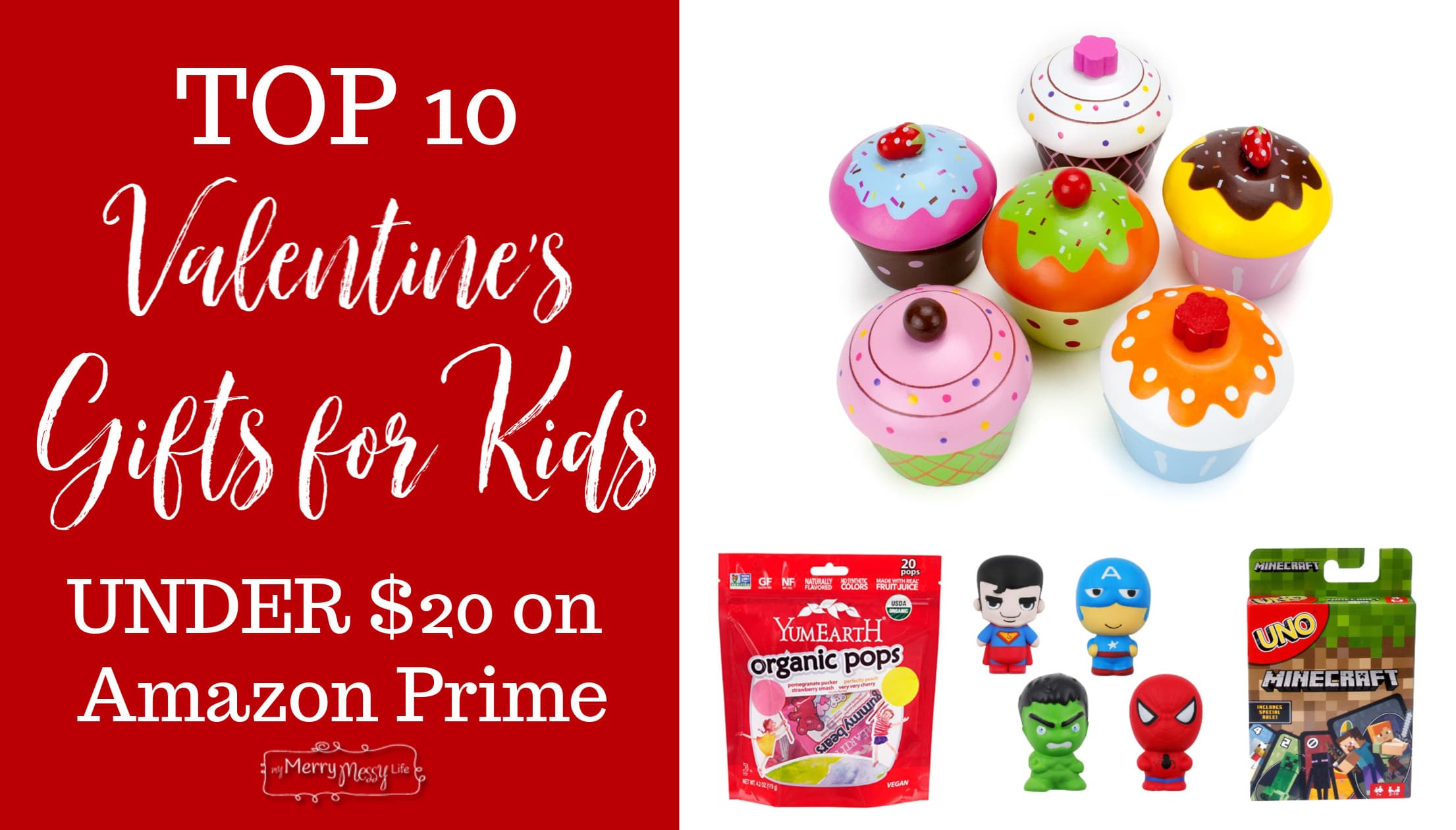 Top 10 Valentine's Day Gifts for Kids Under $20 on Amazon Prime