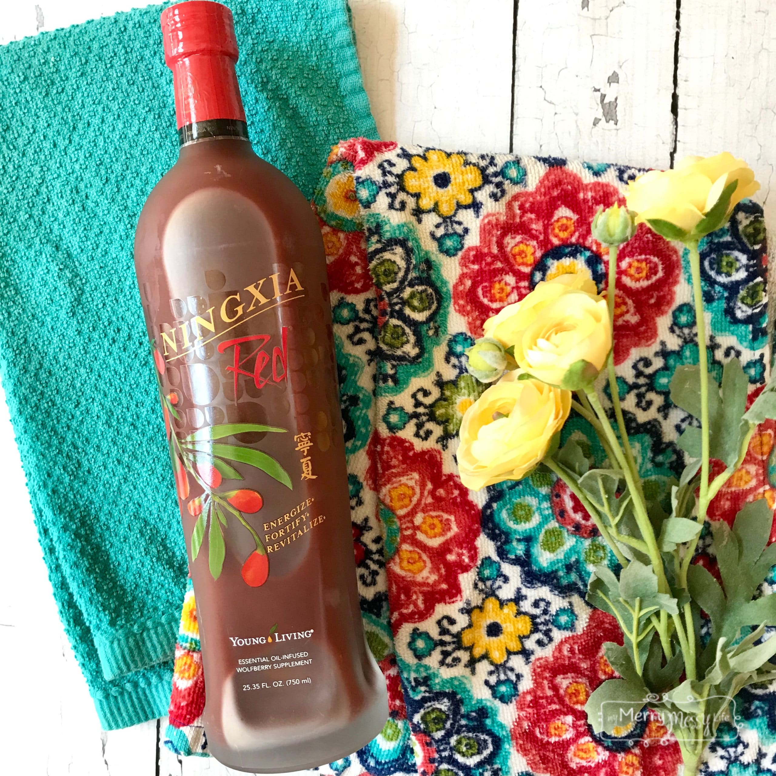 Ningxia Red - a super antioxidant superfood supplement from Young Living that helps support immunity, eye health, hair, skin and nails