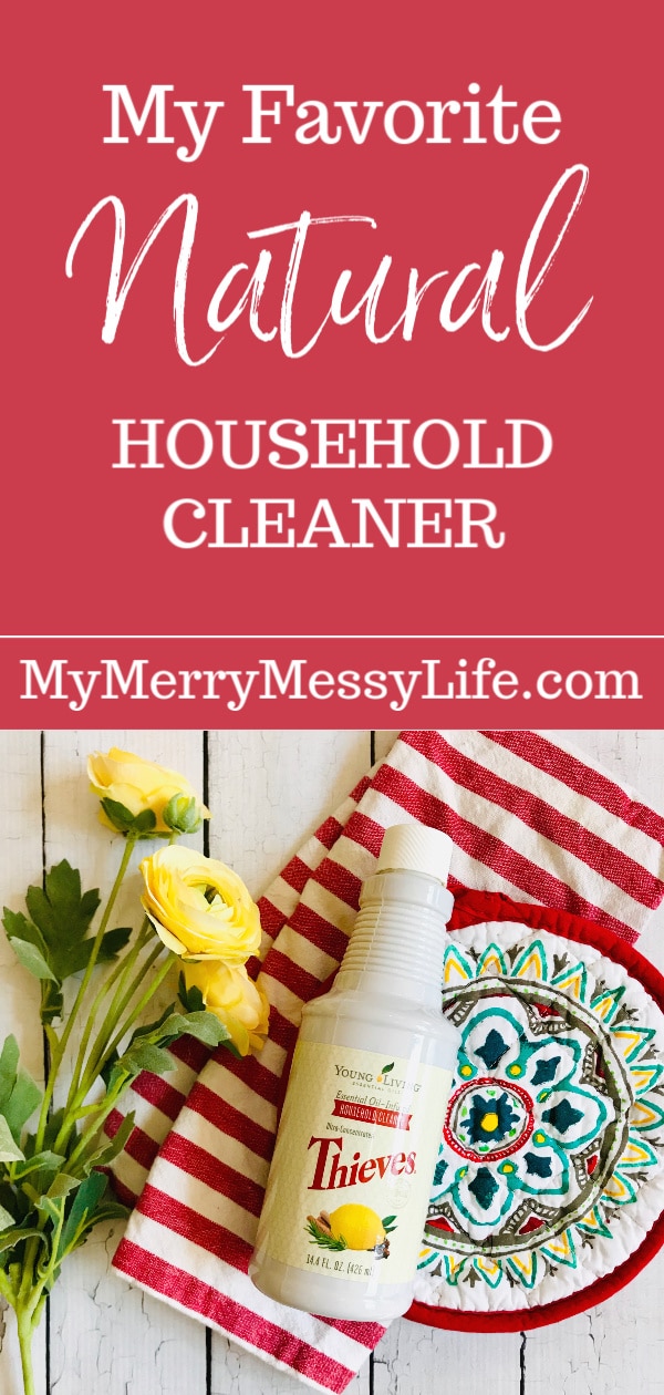 My Favorite Natural Household Cleaner - Thieves Household Cleaner from Young Living Essential Oils