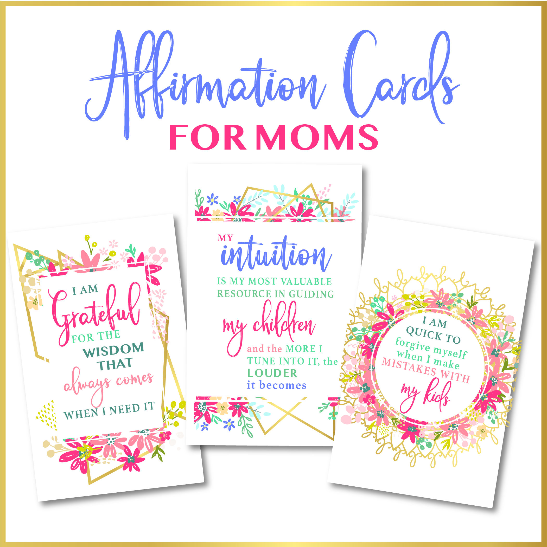 Affirmation Cards for Moms