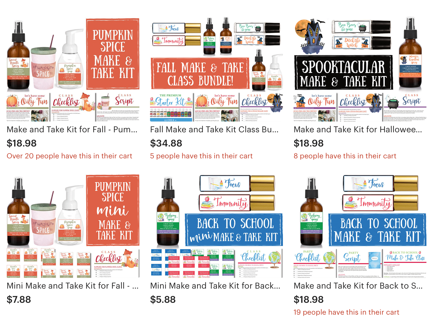 Spray bottle labels 