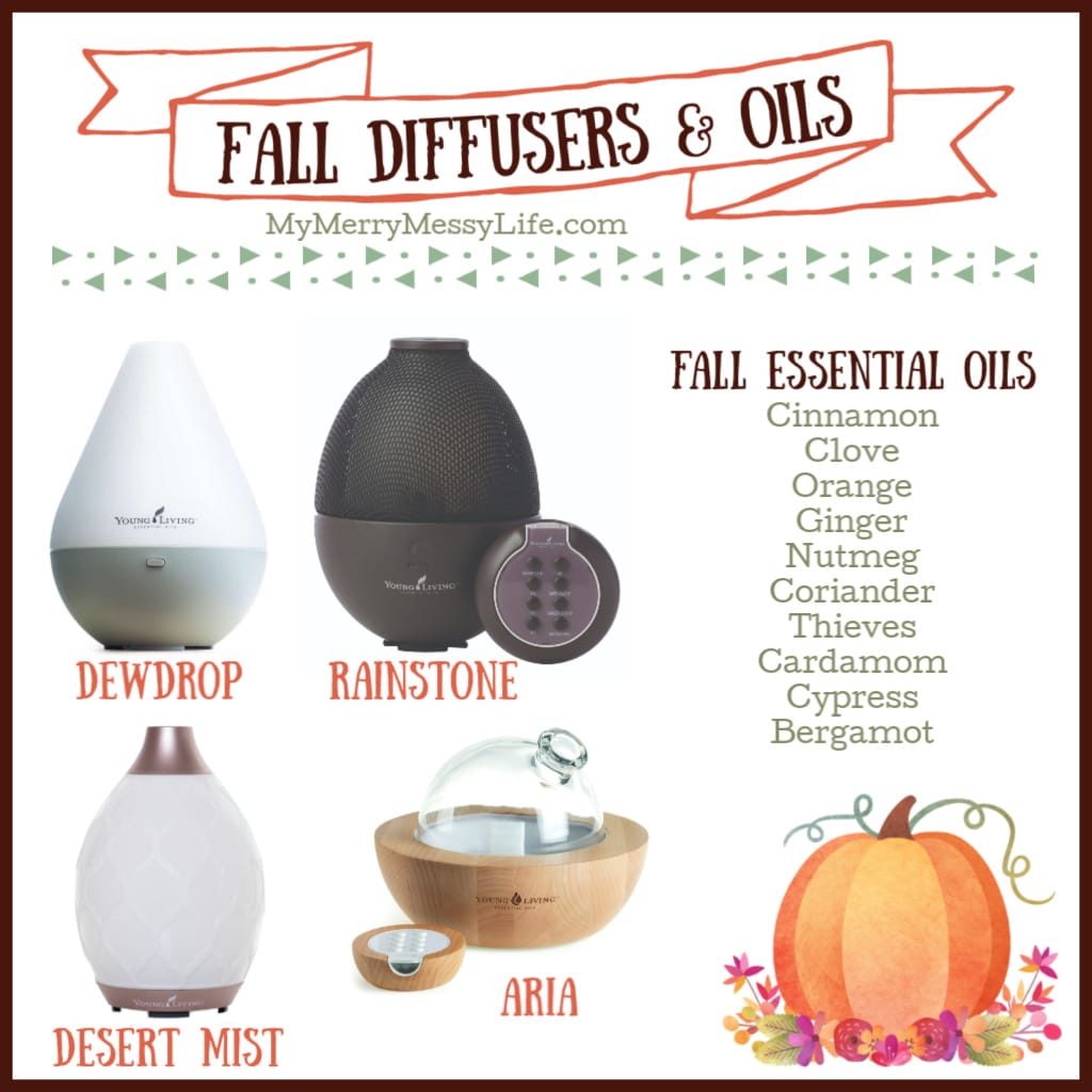 Fall Essential Oil Diffusers and Oils for making Fall Diffuser Bomb Recipes