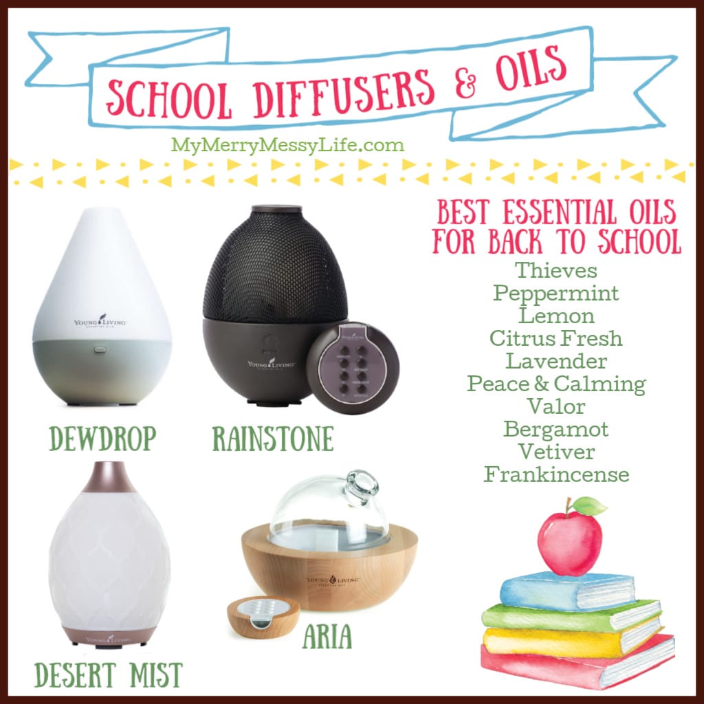 Back to School Essential Oil Diffusers and Essential Oils