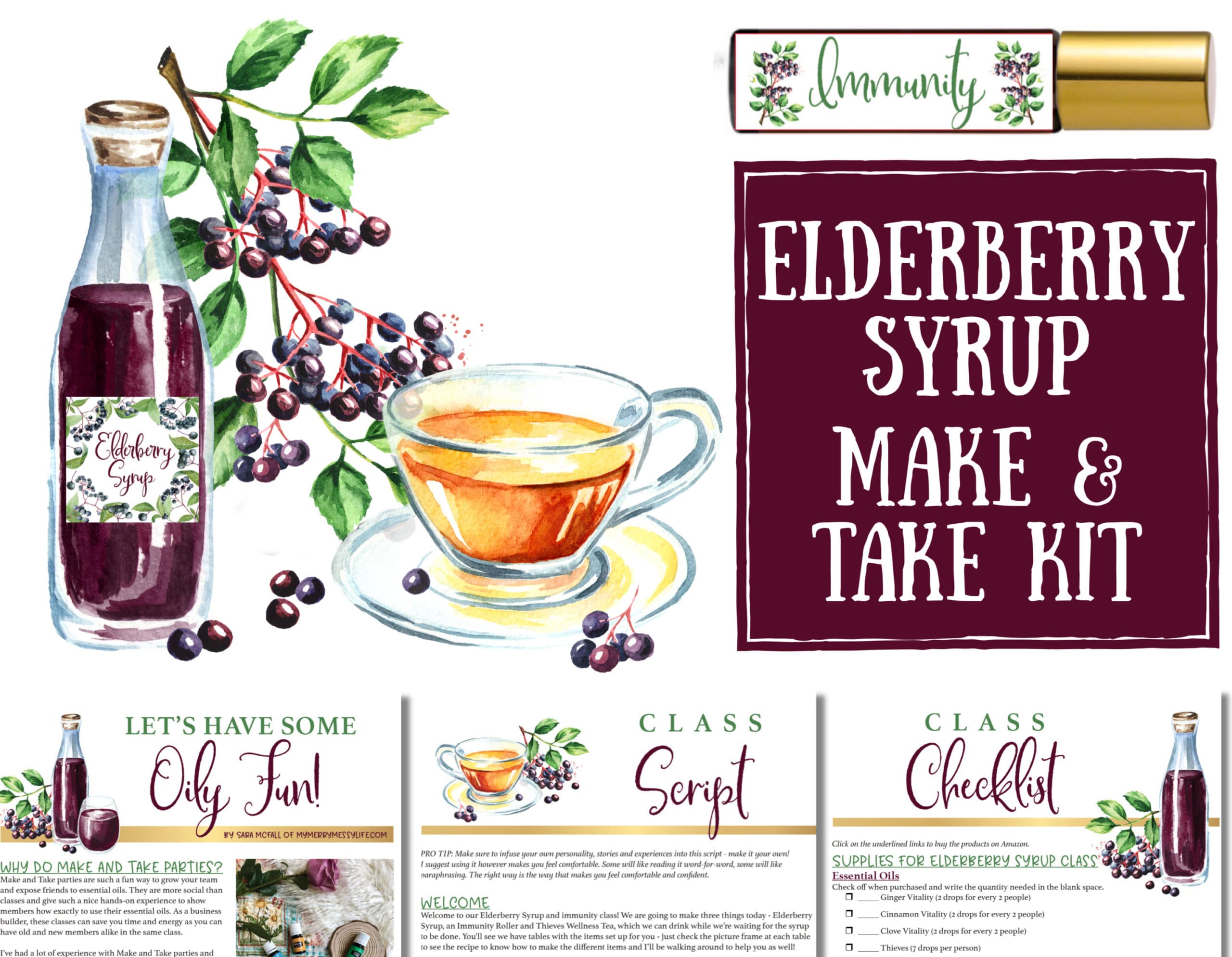 Elderberry Syrup Make and Take Class