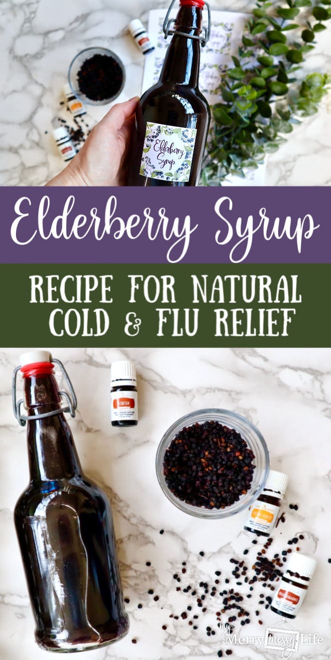 Elderberry Syrup - Recipe for Natural Cold and Flu Relief