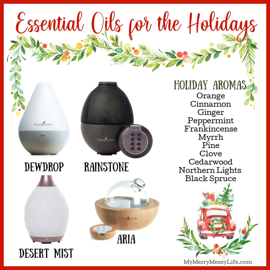 Essential Oil Diffusers and Essential Oils for the Holidays