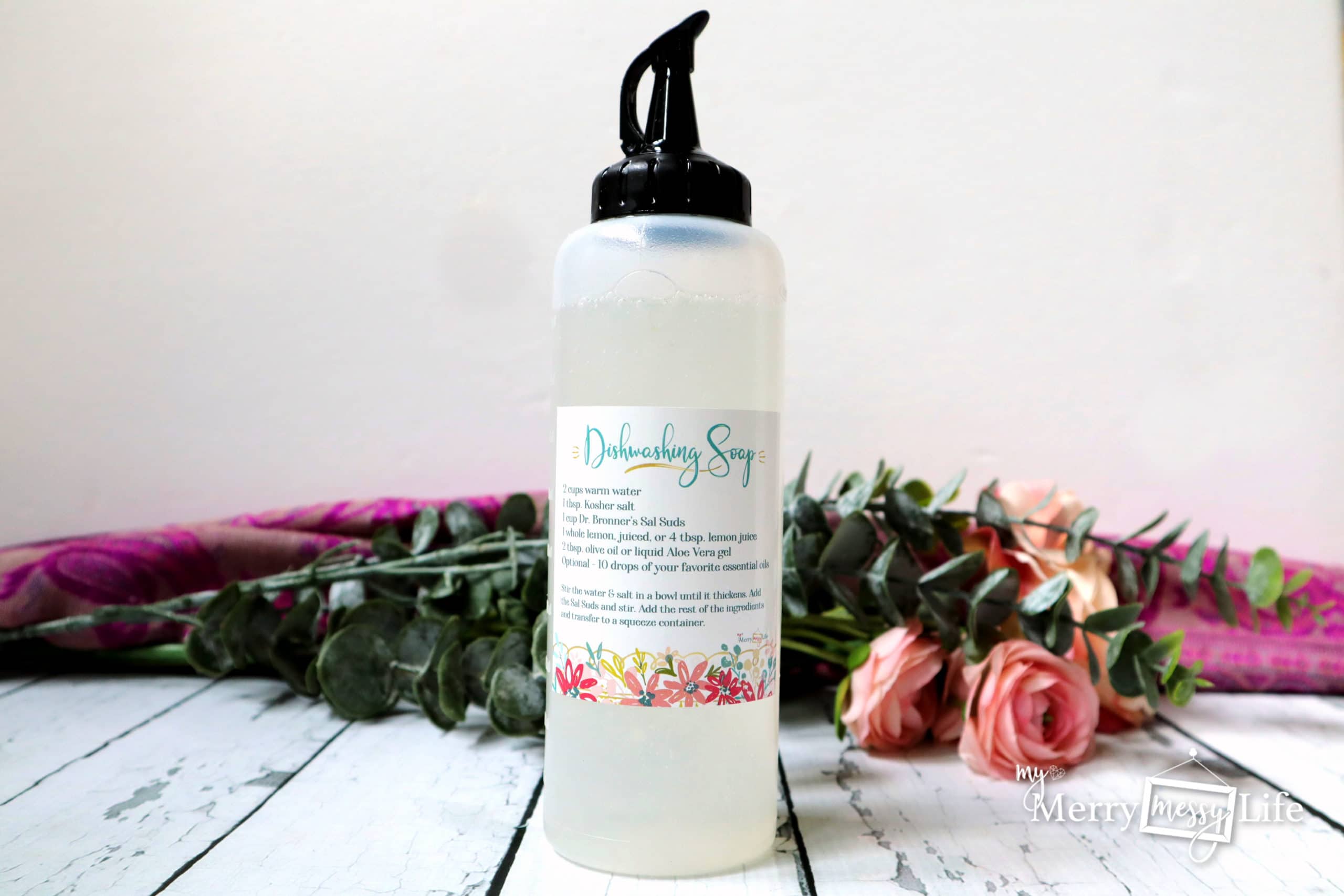 DIY Dish Soap Recipe With Essential Oils