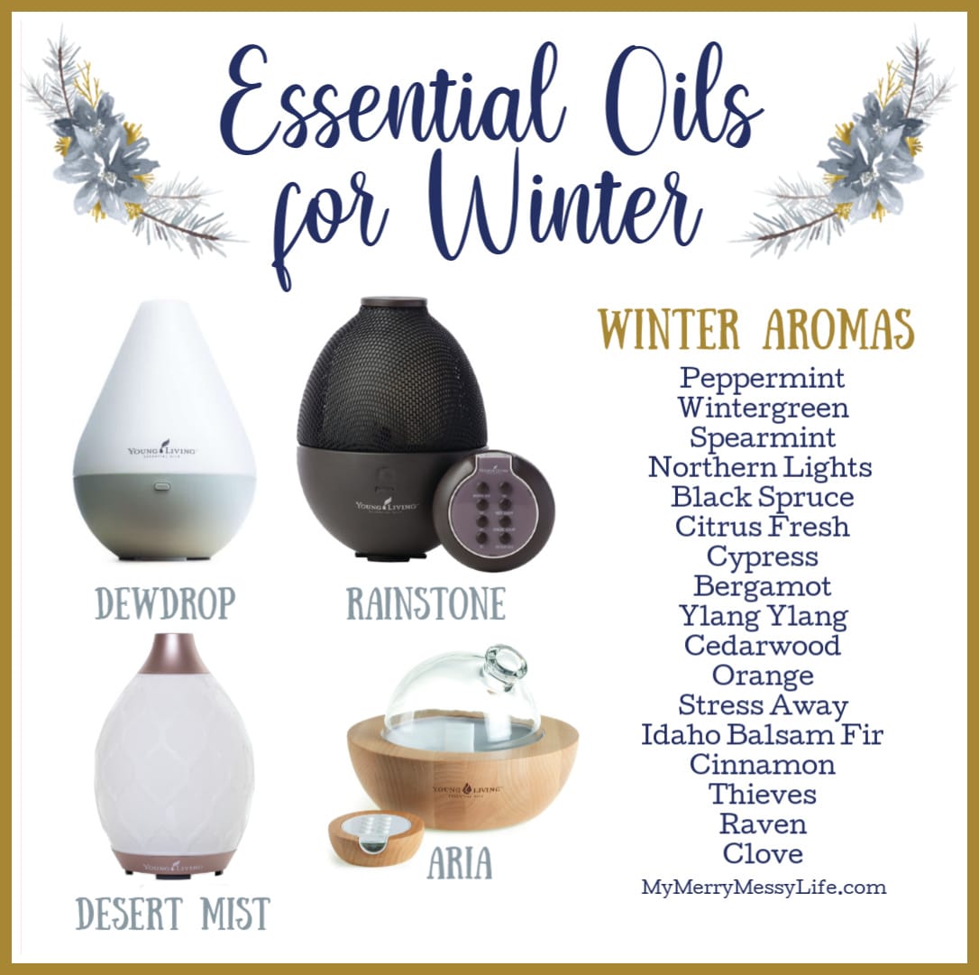 Essential Oils to Diffuse and Use in Winter