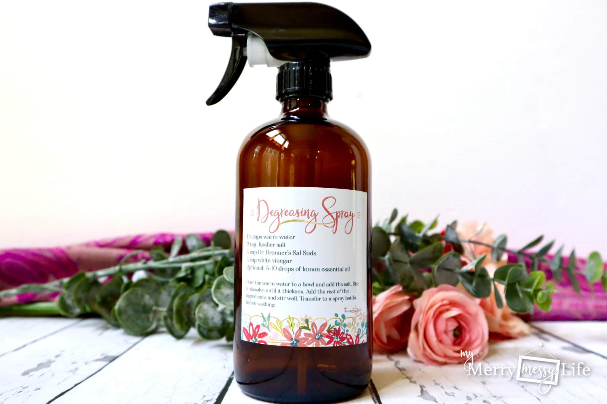 DIY Natural Degreasing Spray