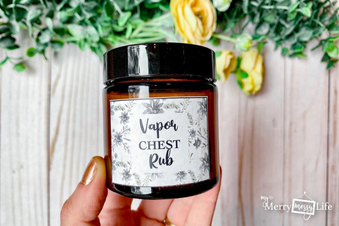 Winter Wellness Recipes - DIY Natural Vapor Chest Rub with Coconut Oil and Essential Oils