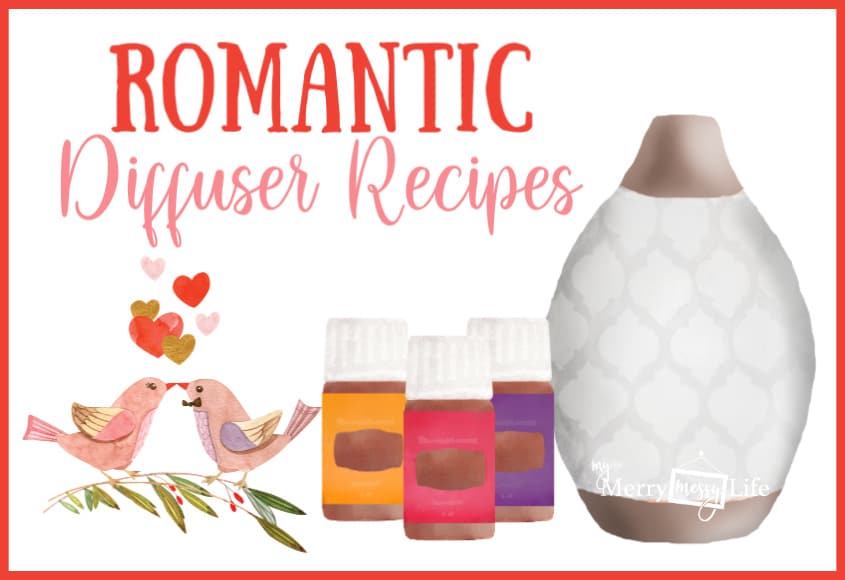 Romantic Essential Oil Diffuser Blends and Recipes for Valentine's Day