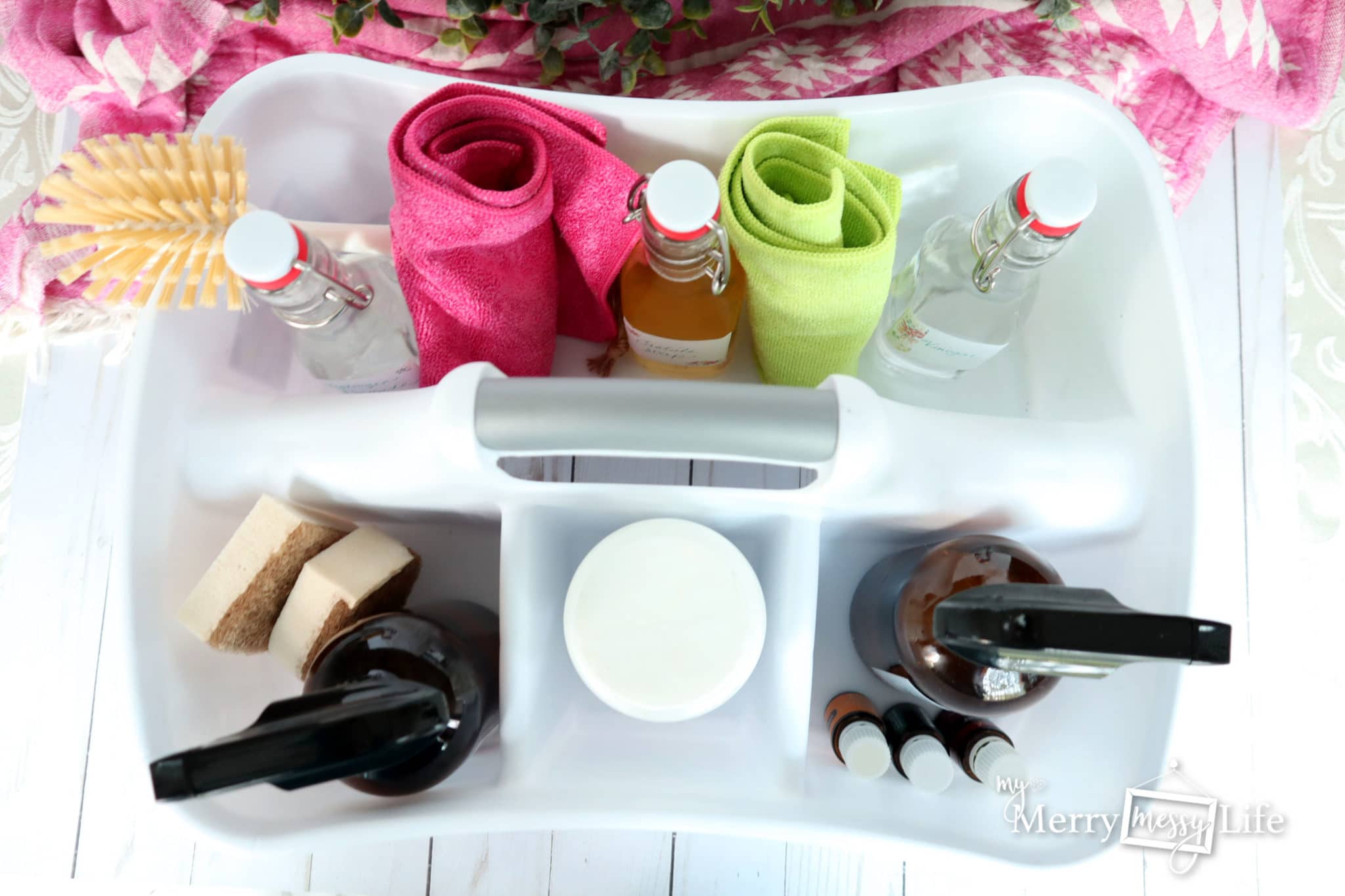 Nontoxic Cleaning Caddy Supplies