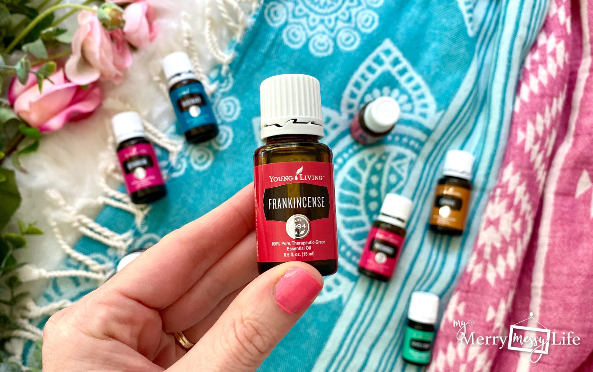 The best essential oils to use for healthy, glowing, smooth skin - Frankincense from Young Living Essential Oils