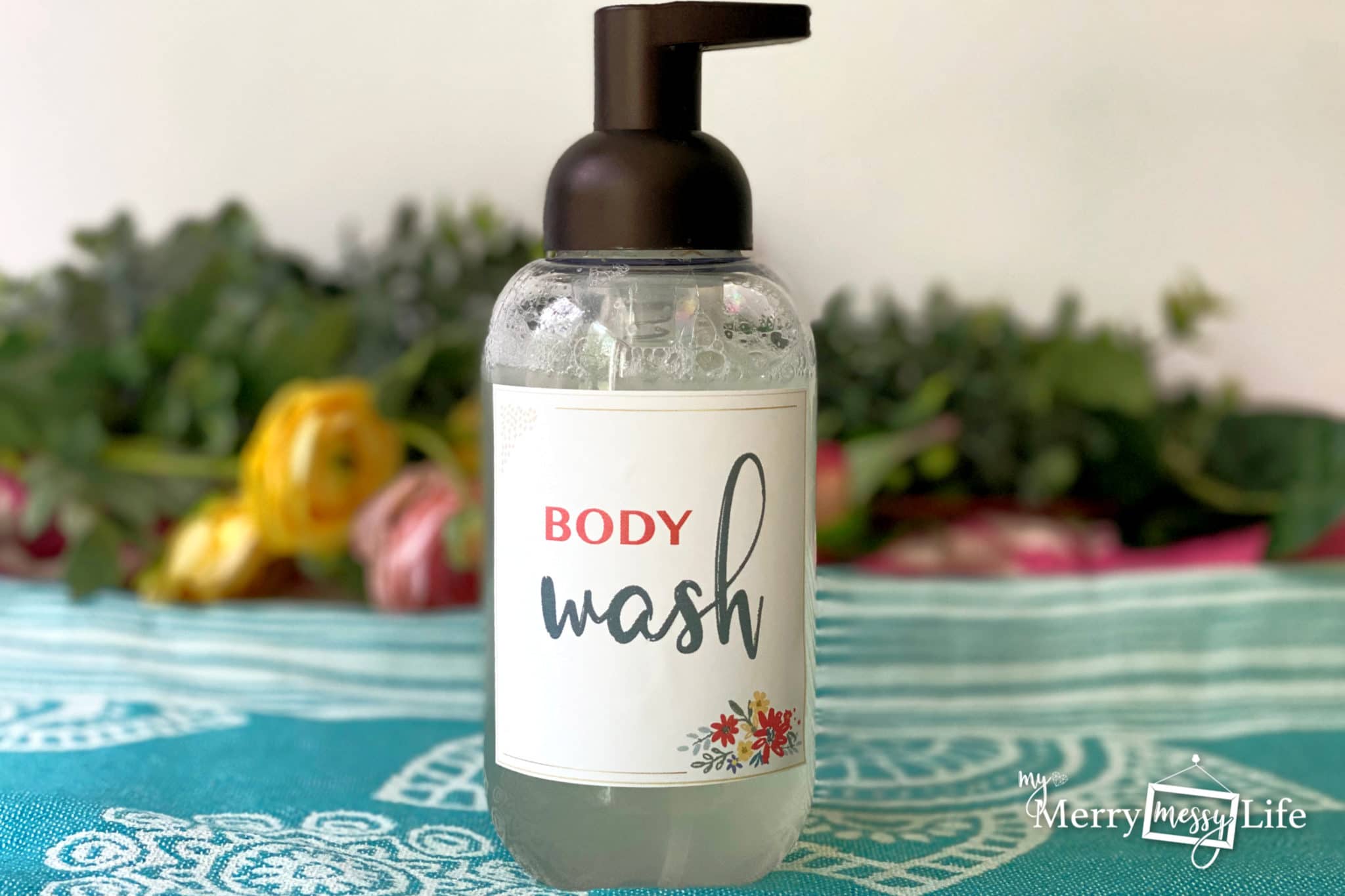 DIY Natural Foaming Body Wash – My Merry Messy Life