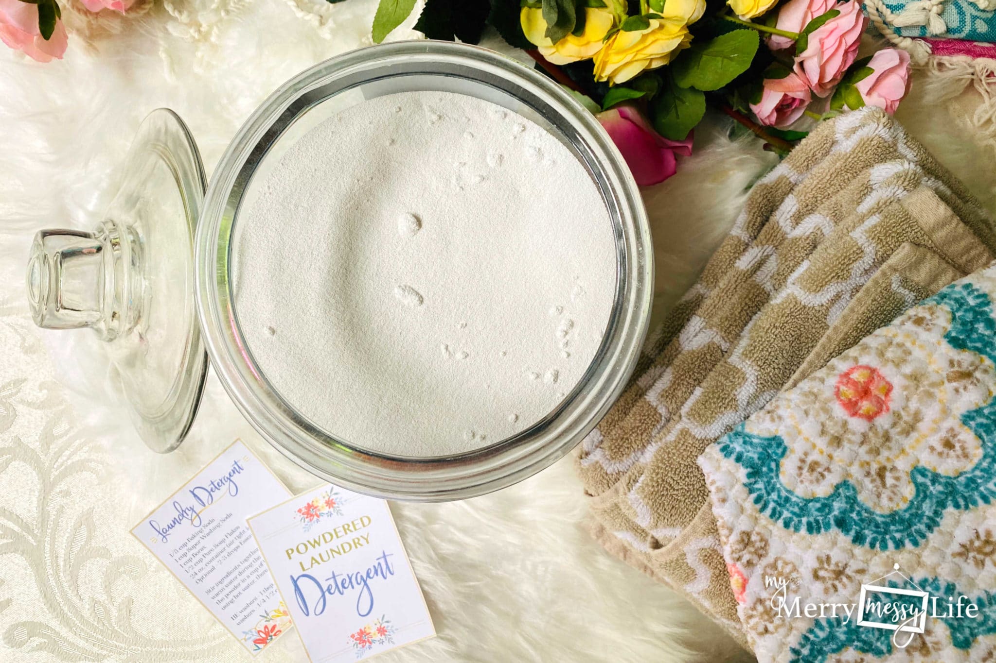 Powdered Laundry Detergent Recipe and Tutorial