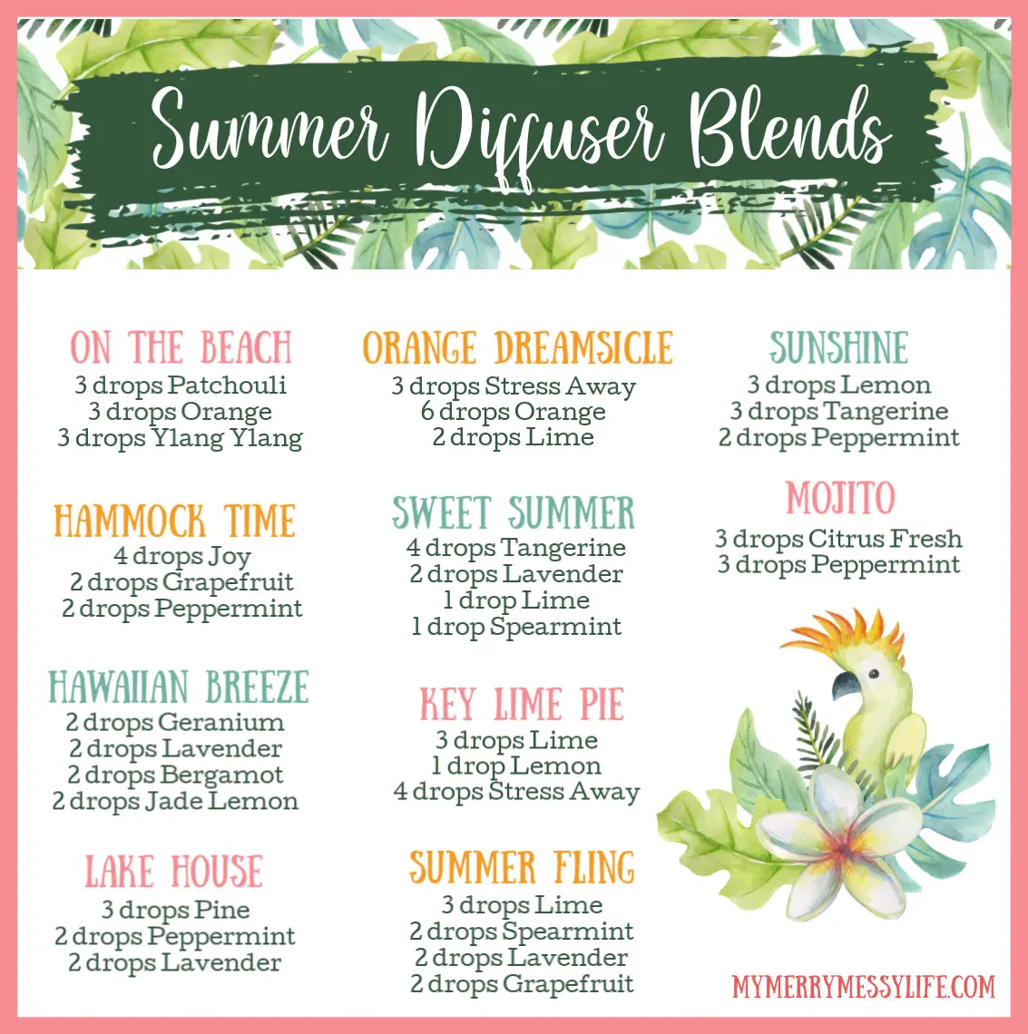 Diffusing & DIY Oil Blends