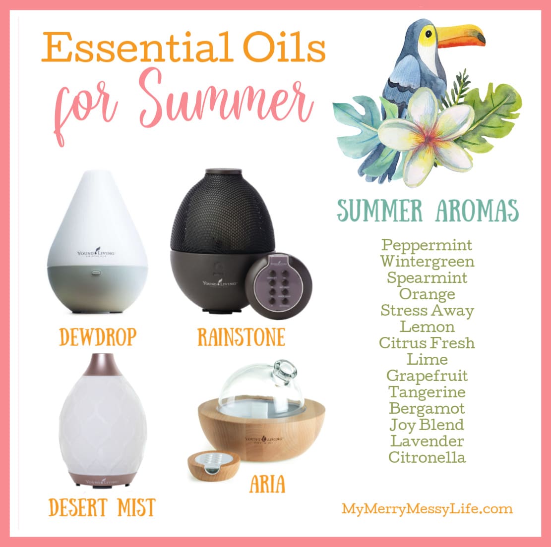 Essential Oils for Summer and Best Diffusers to Buy