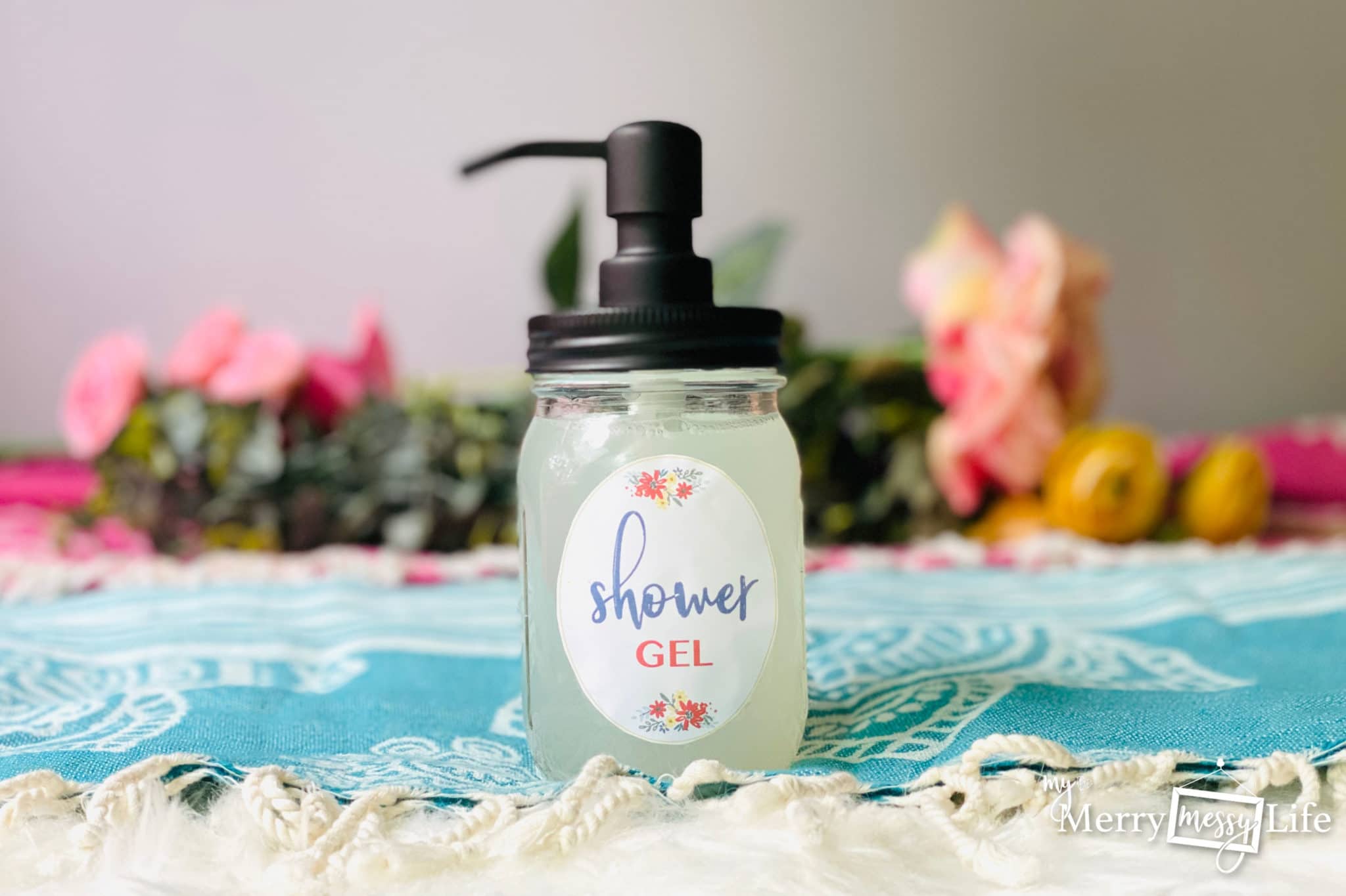 Homemade shower hot sale gel