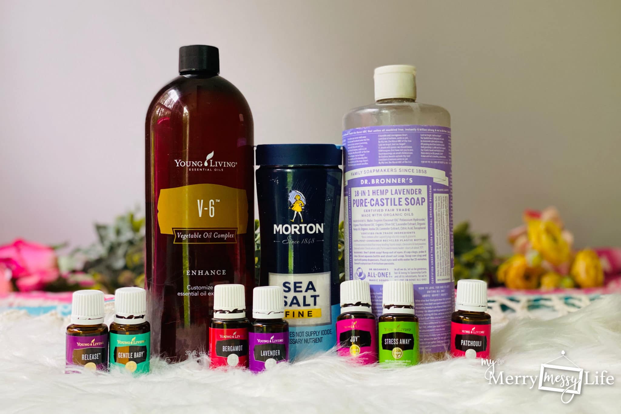 DIY Natural Shower Gel Ingredients - make your own shower gel at home with Castile Soap, essential oils, carrier oils, and more!
