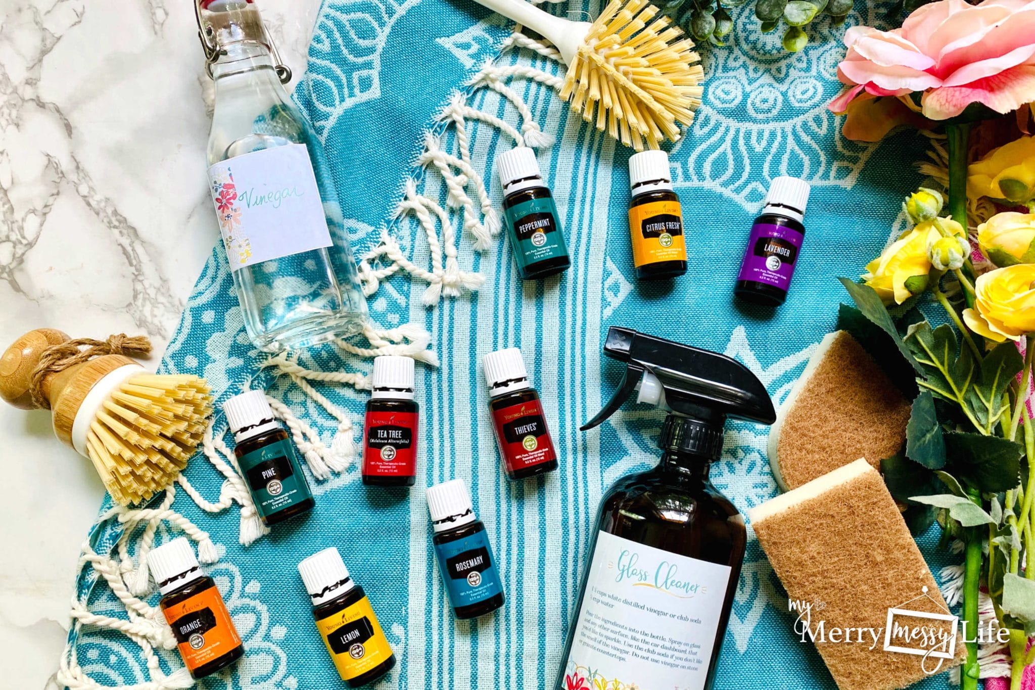 Best Essential Oils for Natural Cleaning - Lemon, Thieves, Pine and more!