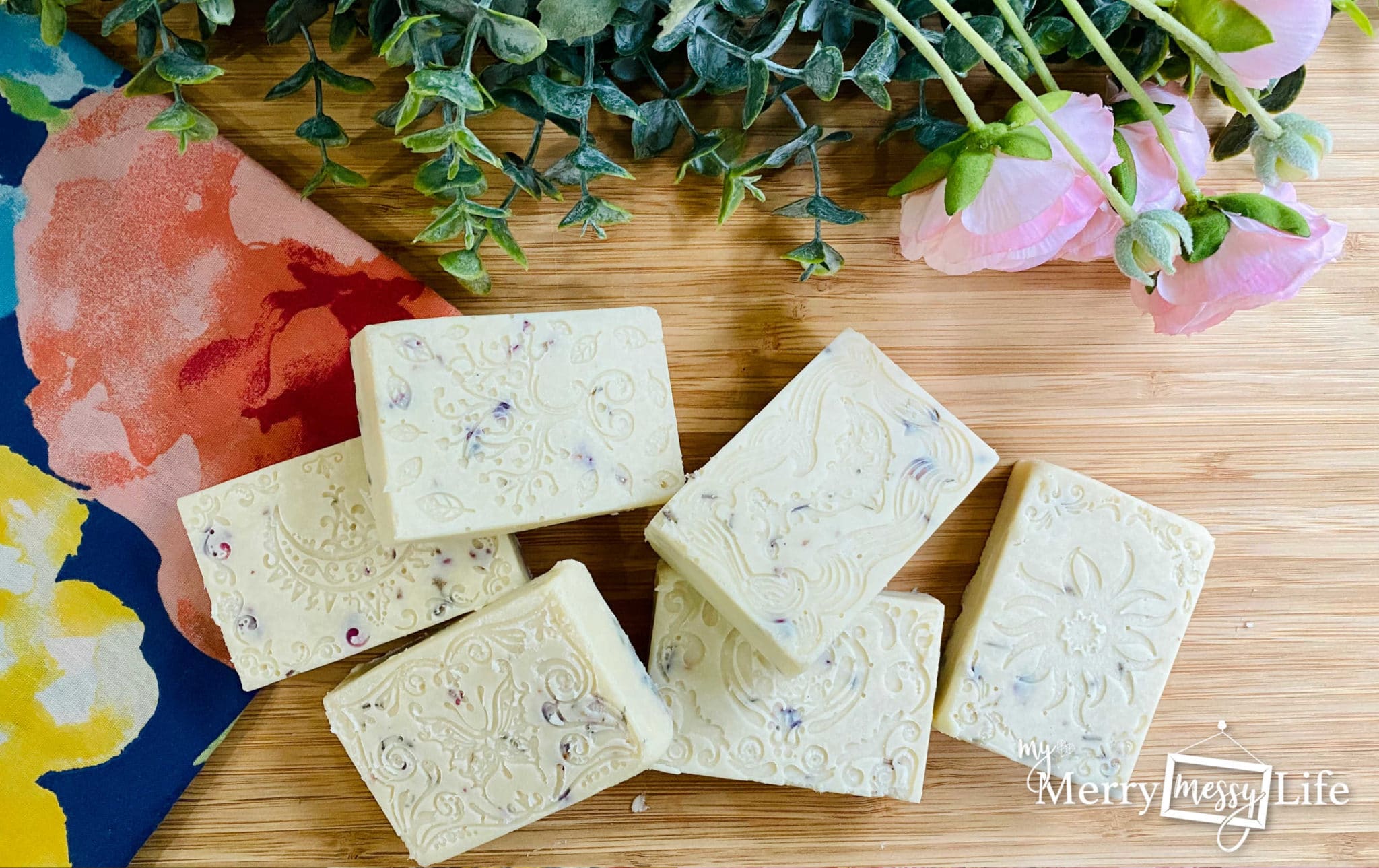 DIY Natural Lotion Bars using Shea Butter, Coconut Oil, Beeswax and essential oils for a super hydrating, luxurious bar that's healthy for your skin.