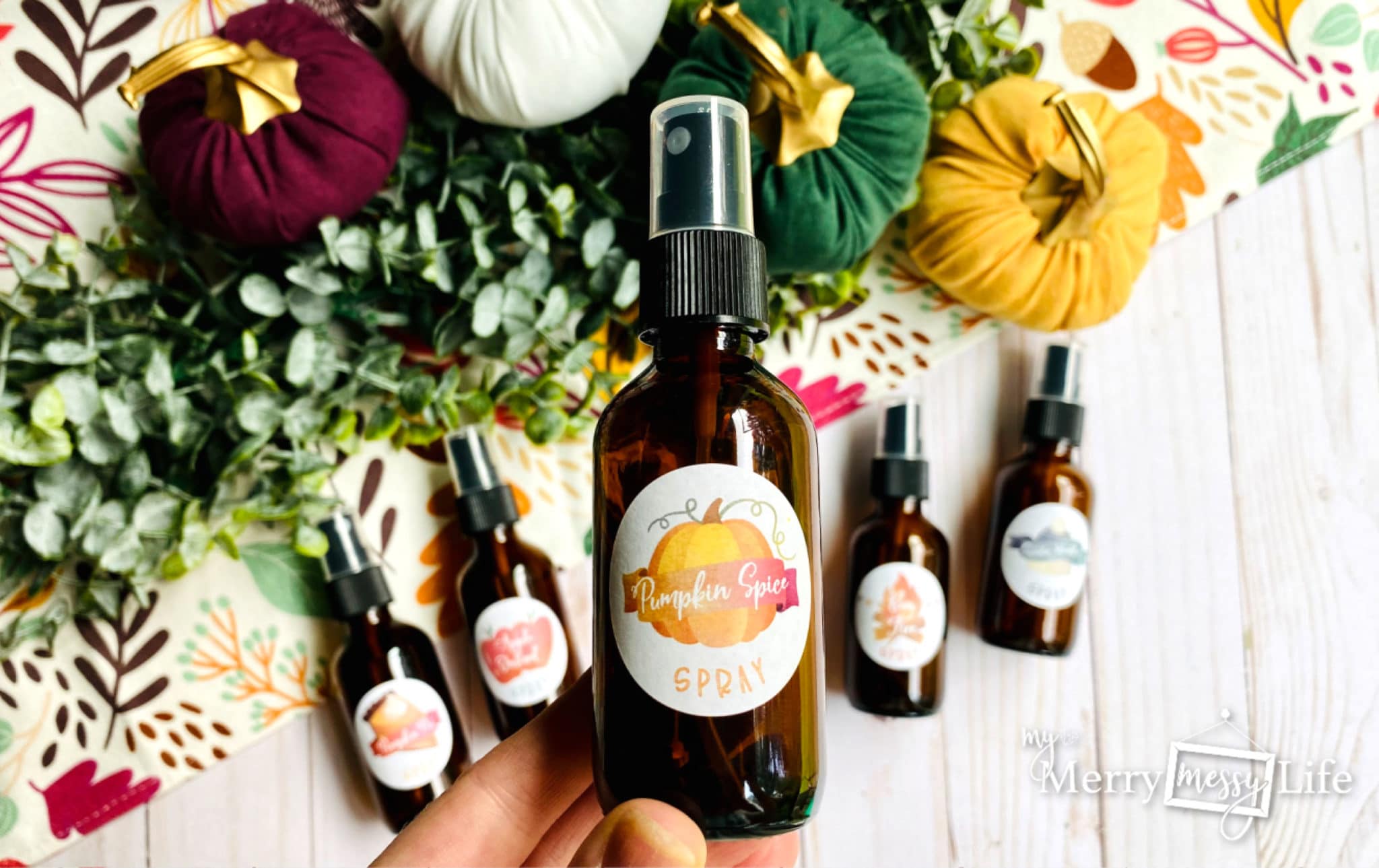 Pumpkin Spice Essential Oil Room Spray, Natural Room Spray, Linen