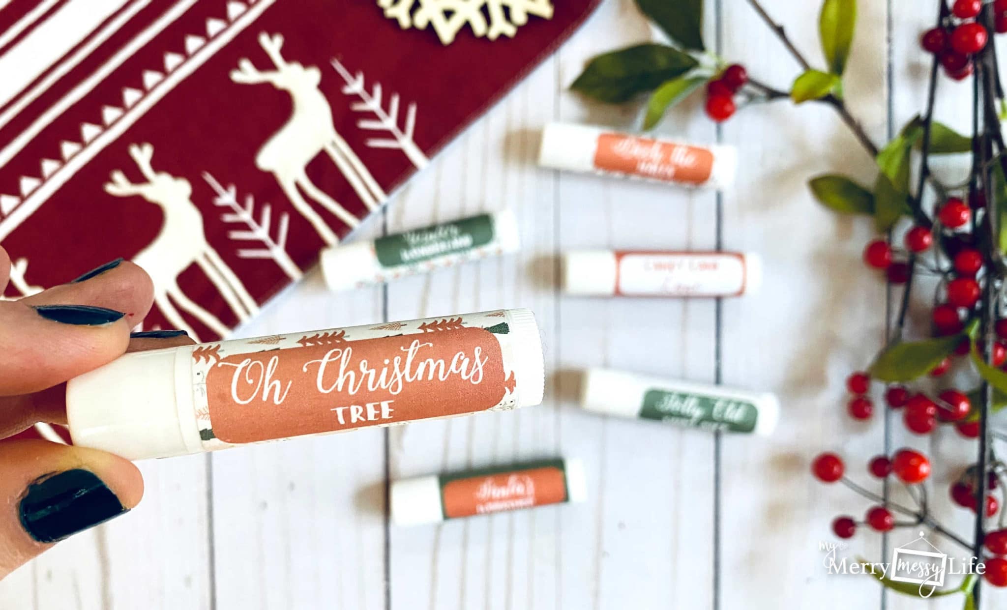 Oh Christmas Tree Natural Holiday Lip Balm Recipe