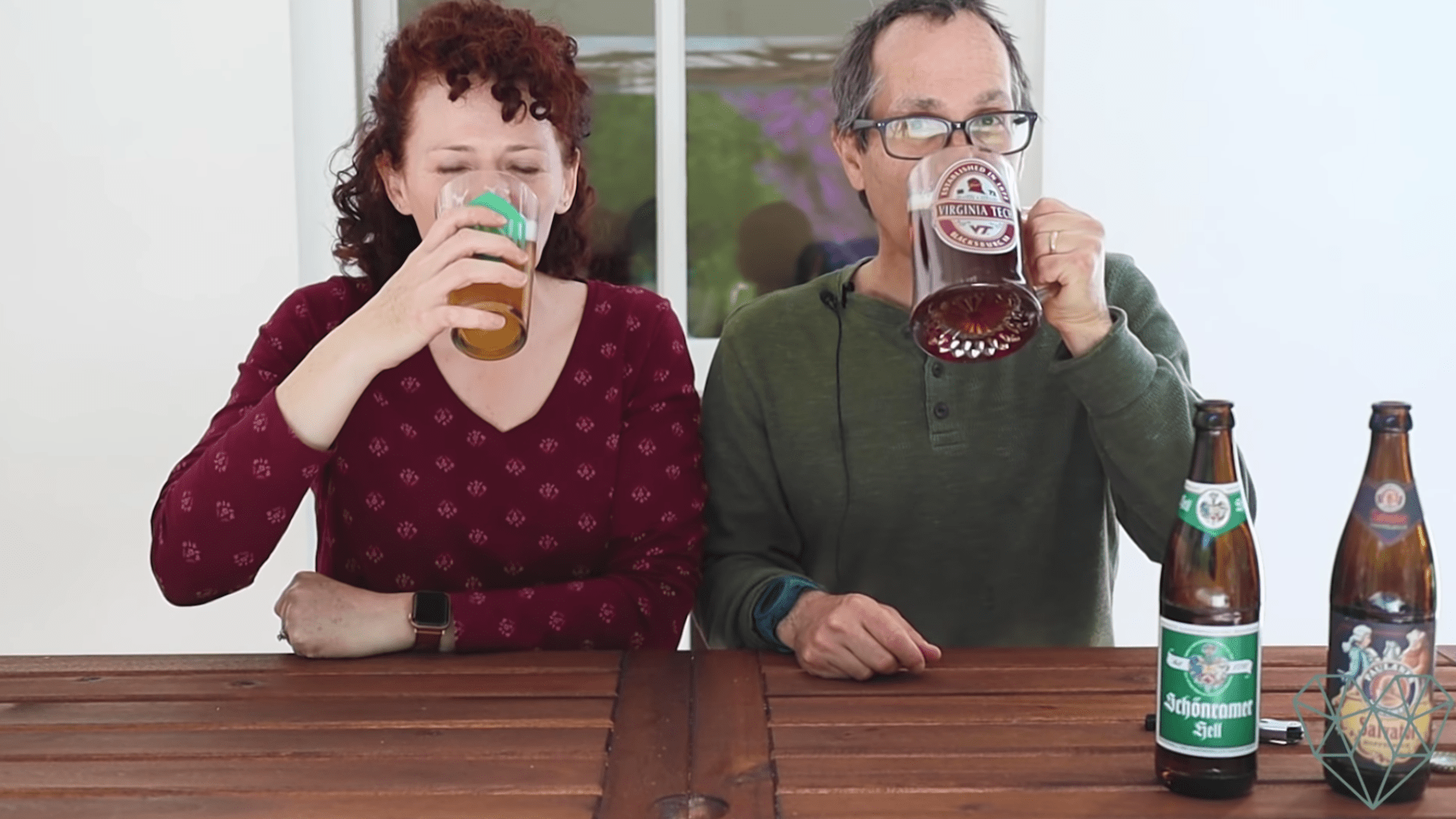 Americans trying German beer