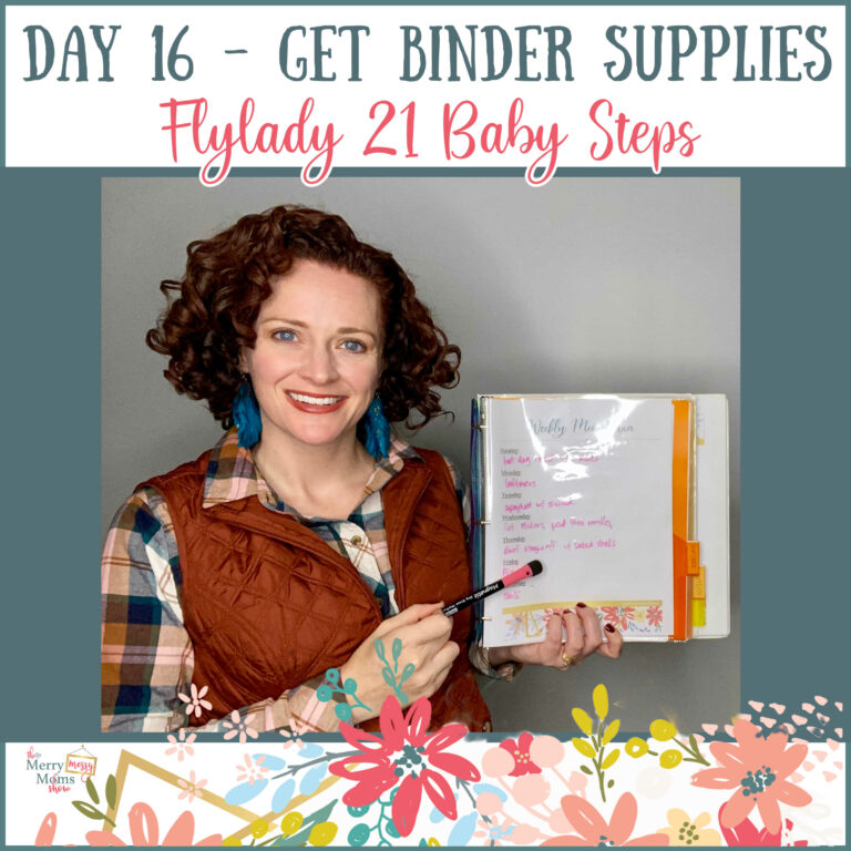 Day 16 – Get More Supplies for Your Home Management Binder