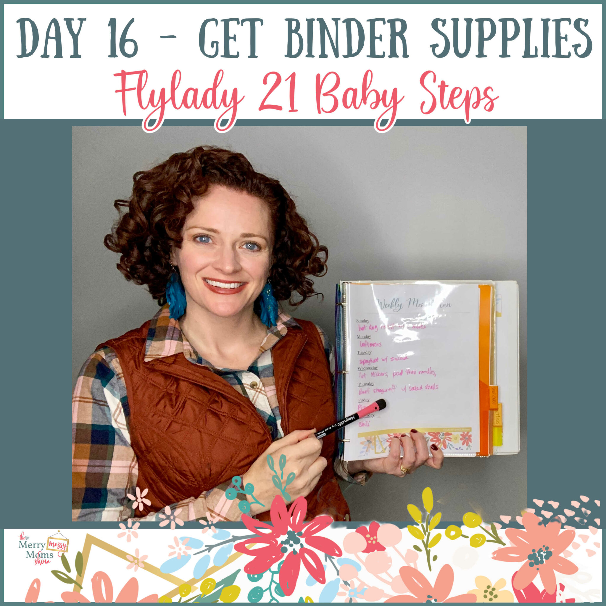 Flylady Baby Steps - Day 16 - Get More Supplies for Your Home Management Binder