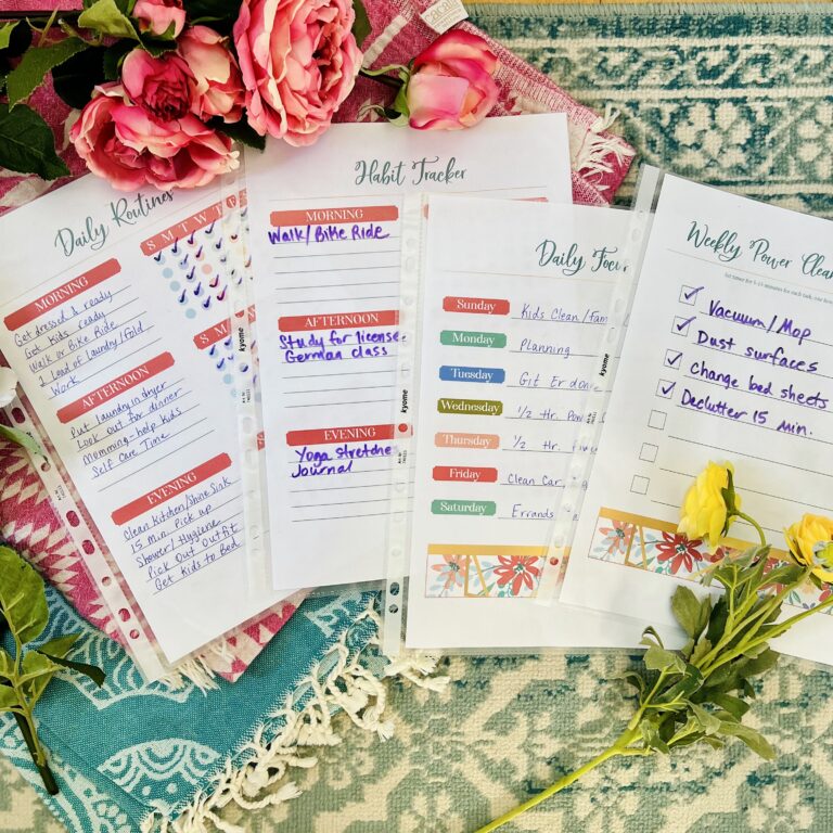 Printable Home and Life Management Binder and Organizer